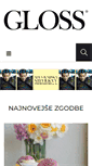 Mobile Screenshot of gloss.si