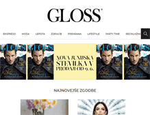 Tablet Screenshot of gloss.si